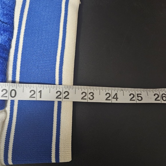 Levi's 1980's Vintage National Sports Festival Terry Track Jacket Blue Medium - Picture 7 of 8